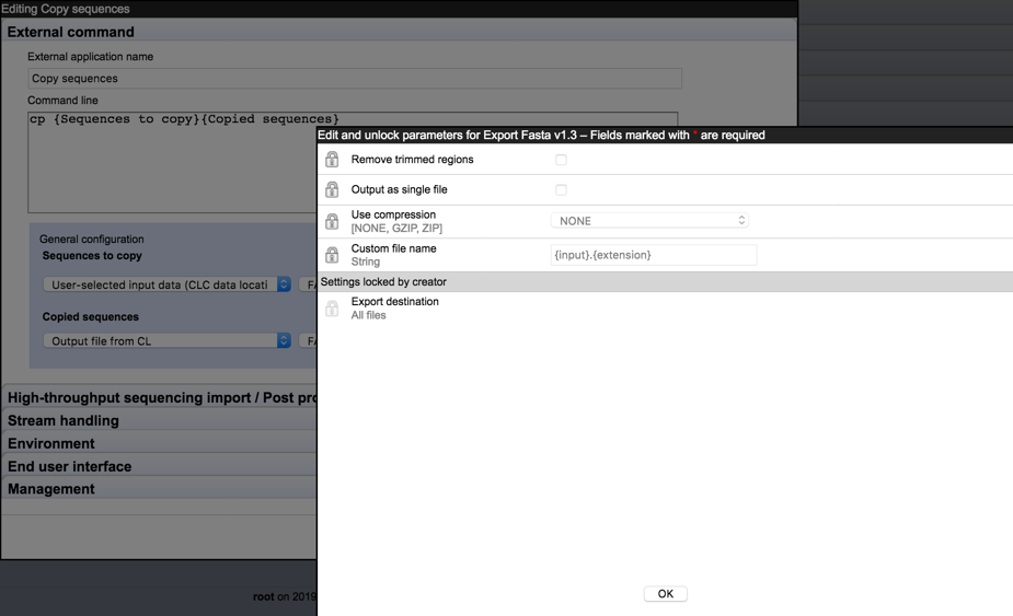 Image extappexportparamconfig