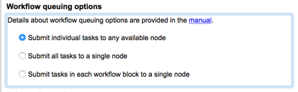 Image workflowqueuingoptions