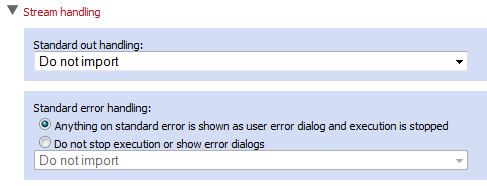 Image streamhandling