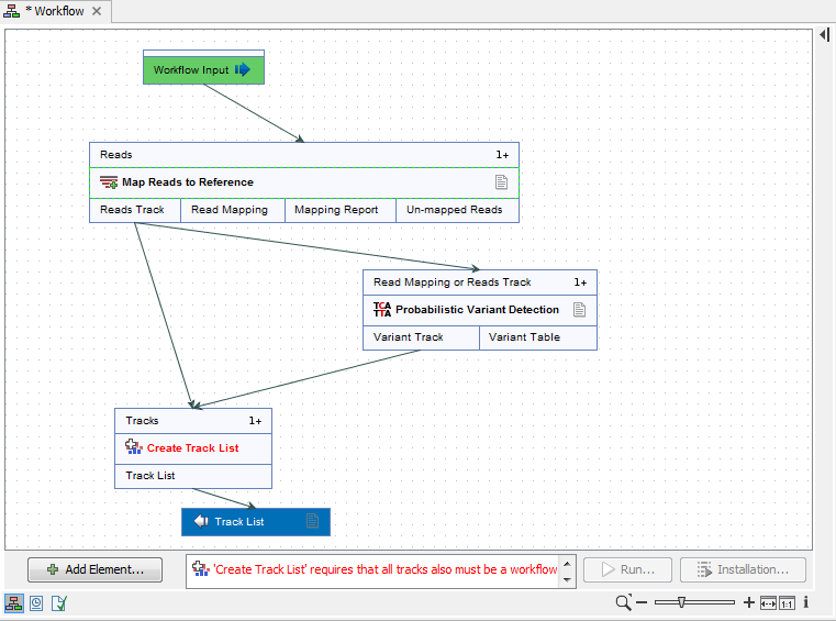 Image tracklistsinworkflows