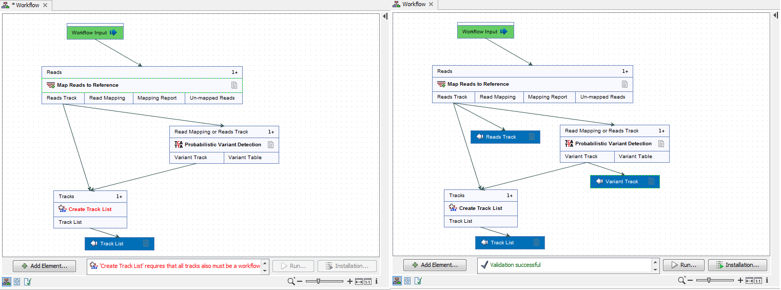 Image tracklistsinworkflows