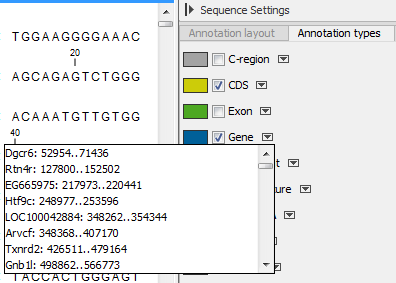 Image annotationtypespopup