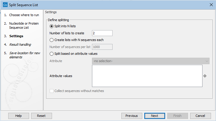 Image split-seqlist-options1