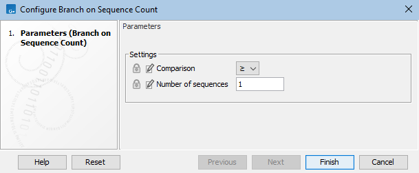 Image branch-on-sequence-count-configure
