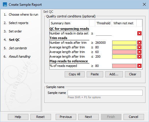 Image createsamplereport_configure_qcsummary