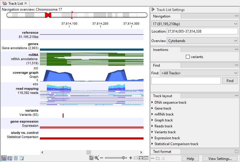 Image tracktypes