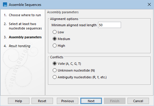 Image assemblesequences