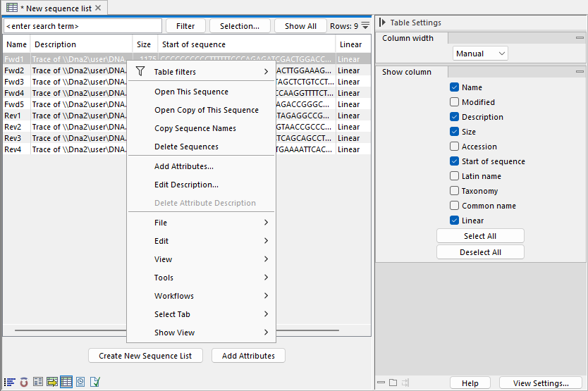 Image sequencelists_table_view