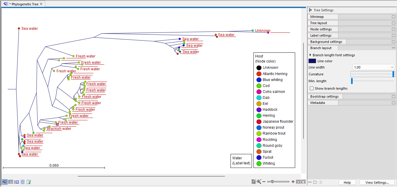 Image branchlayout
