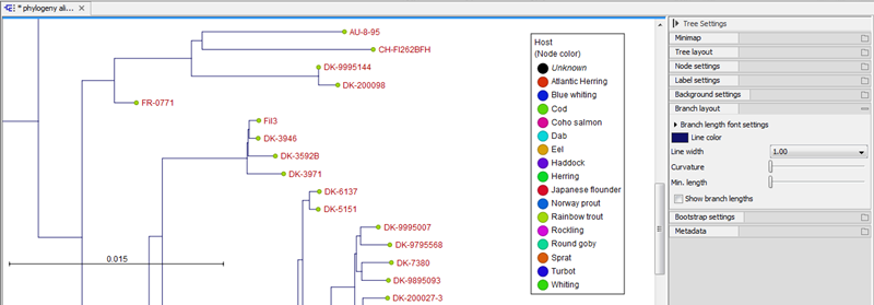 Image branchlayout