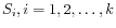 $ S_i, i=1,2,\dots, k$