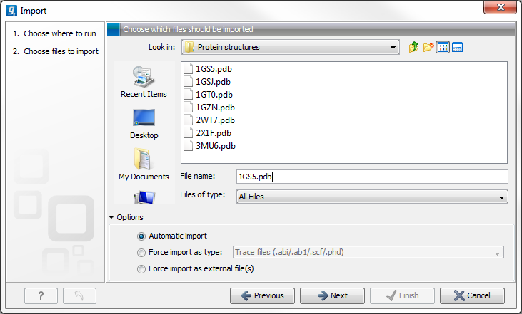 Image importproteinstructure