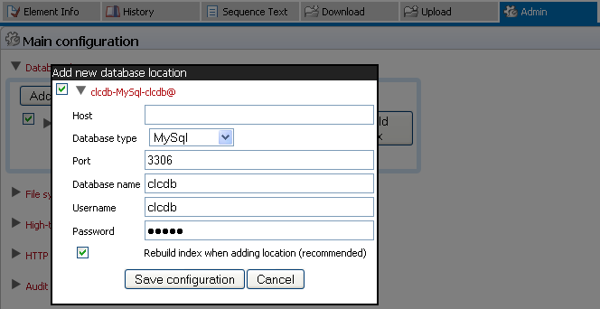 Image dblocation