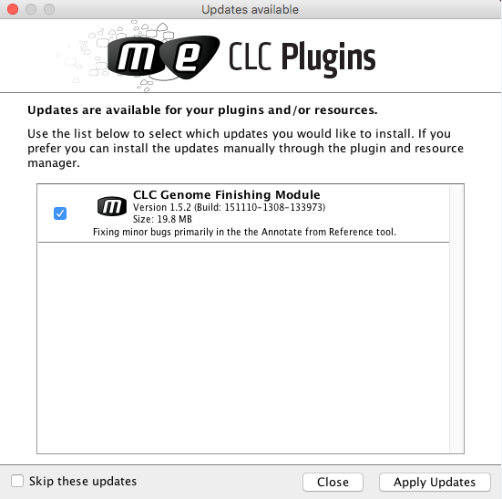 Image plug-inupdates