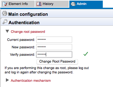 Image changerootpassword