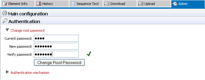 Image changerootpassword
