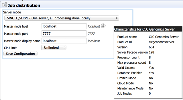Image singleserversettings
