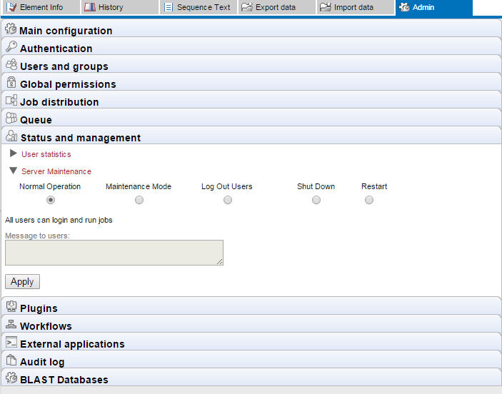 Image statusandmanagement