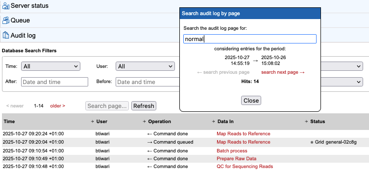 Image audit-log-search