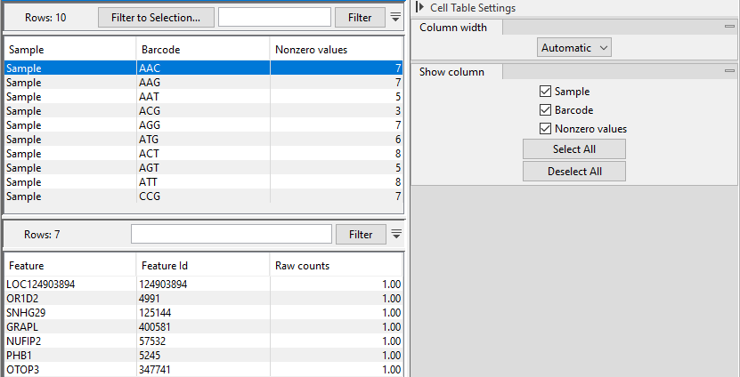 Image cell-table-expression-matrix-sub-table-with-side-panel