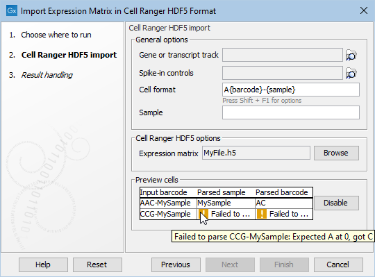 Image preview-cells-individual-failure