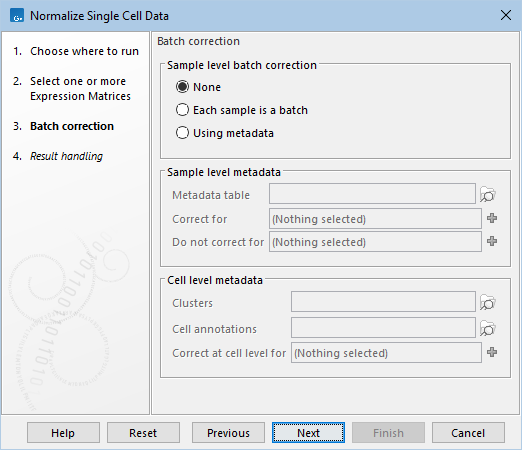 Image normalizewizard