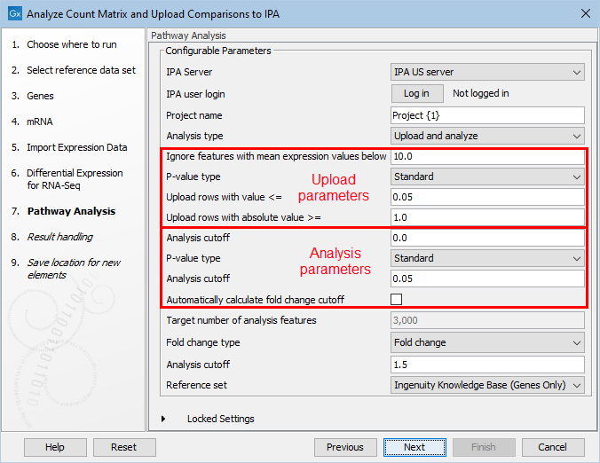 Image count-matrix-workflow-ipa-wizard